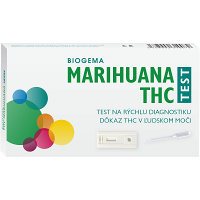 THC MARIHUANA TEST na stanovenie drogy v moči 1x 1 ks