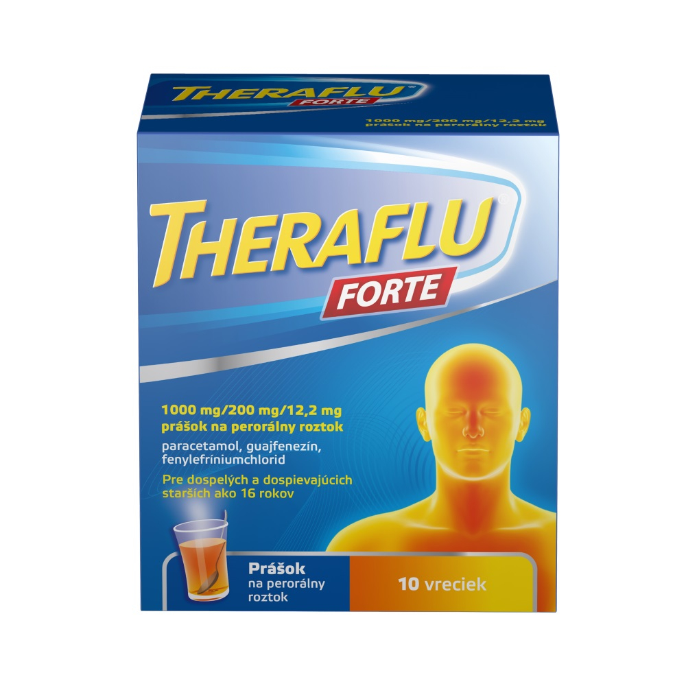 Obrázok THERAFLU Forte 1000/200/12,2 mg 10 vreciek