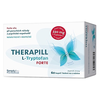 THERAPILL L-Tryptofan forte 60 kapsúl (Stres) - Viaczložkové