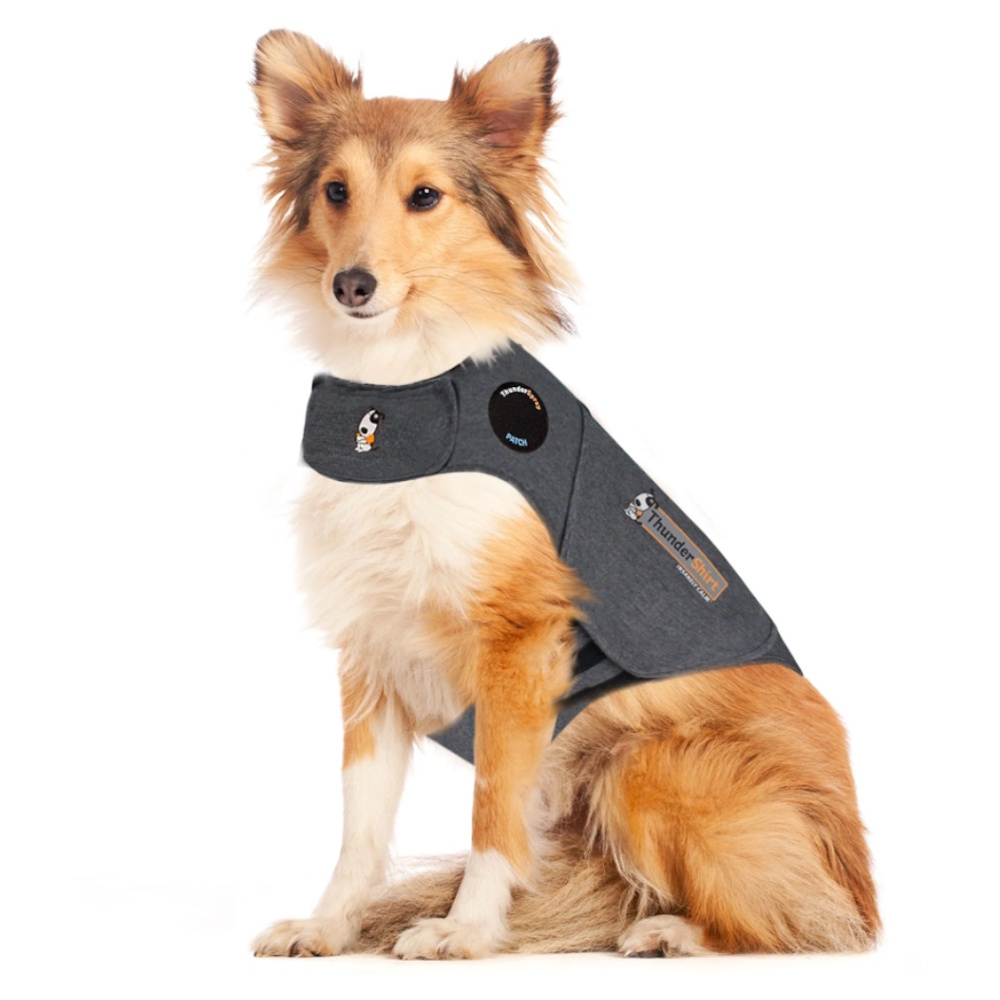 E-shop THUNDERWORKS Thundershirt Upokojujúca vesta pre psov šedá 1 ks, Veľkosť: M
