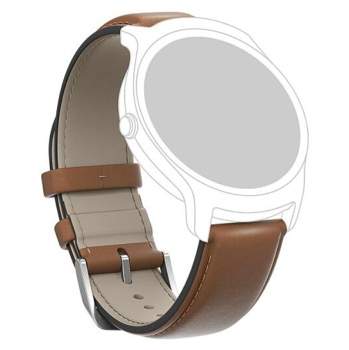 TICWATCH Leather Watch Strap kožený remienok hnedý