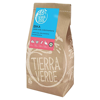 TIERRA VERDE BIKA – Jedlá sóda Bikarbona vrecko 1 kg (Ekologické upratovacie prostriedky) - Ekologické, Prírodné