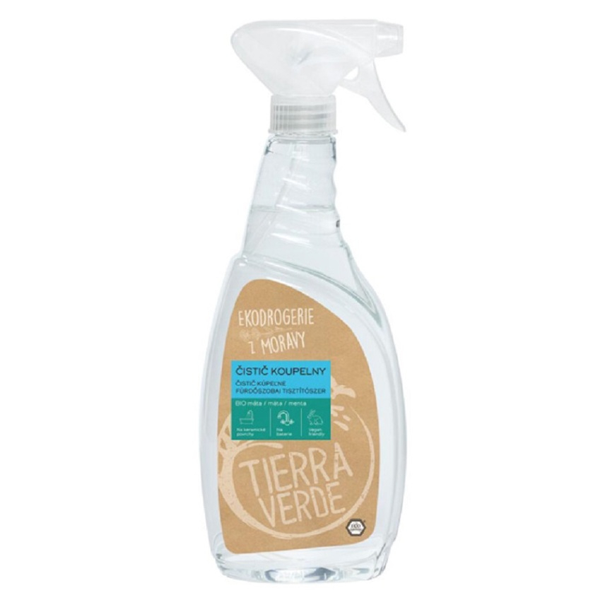 TIERRA VERDE Čistič kúpeľne s BIO mätou sprej 750 ml kúpite na Mojalekaren.sk