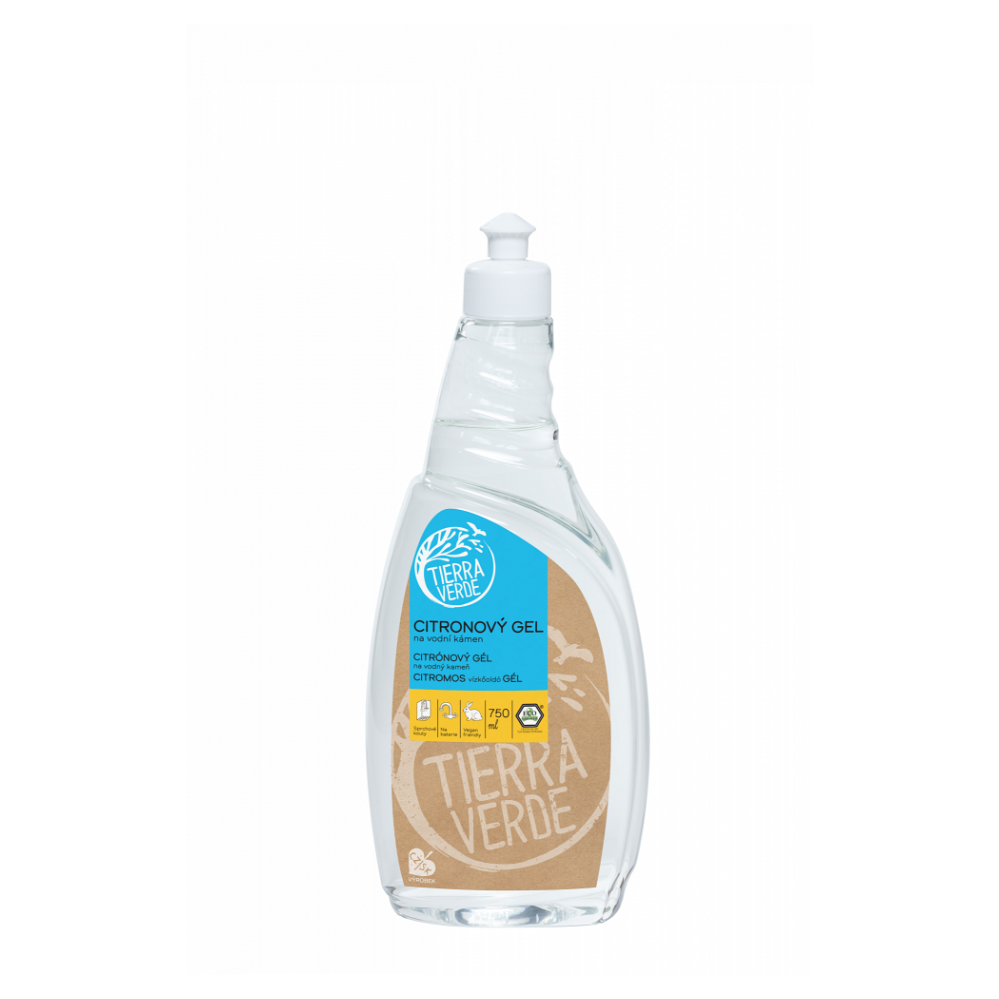 Citrónový gél na vodný kameň Tierra Verde 750ml