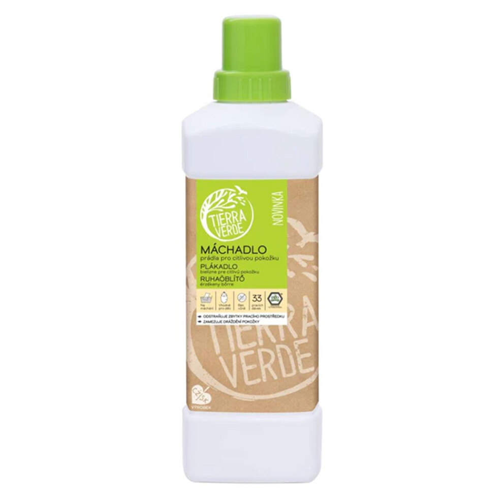 TIERRA VERDE Plákadlo bielizne pre citlivú pokožku 33 praní 1 l