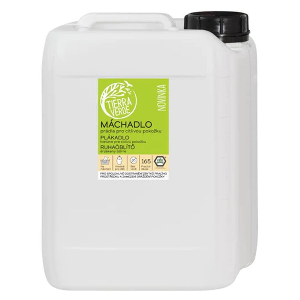 TIERRA VERDE Plákadlo bielizne pre citlivú pokožku 165 praní 5 l