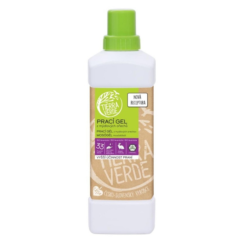 TIERRA VERDE Prací gél s BIO levanduľou 1 l