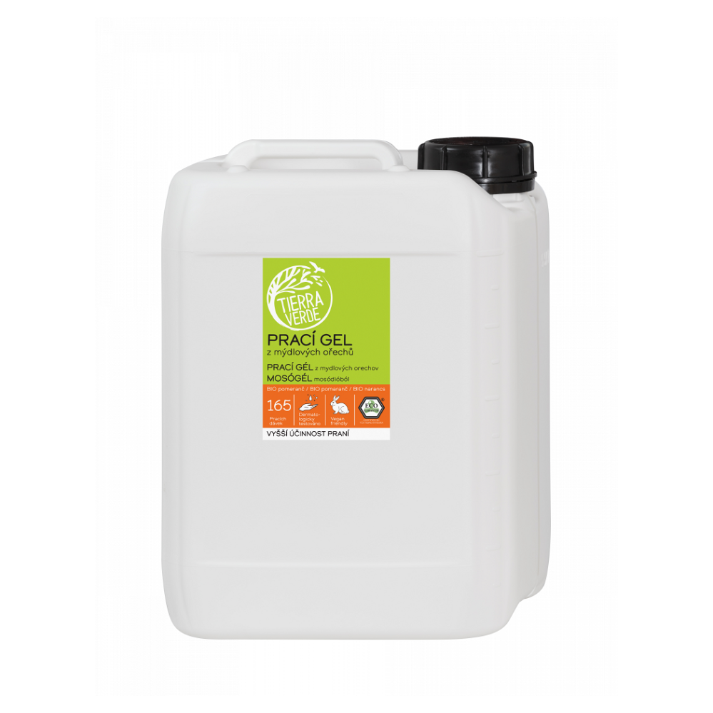 TIERRA VERDE Prací gél s pomarančom BIO 5 l