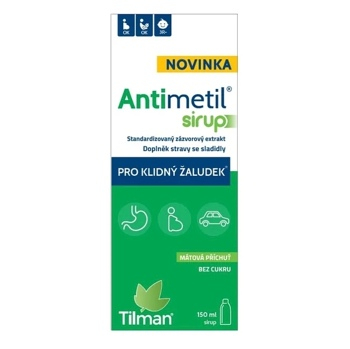 TILMAN Antimetil sirup 150 ml (Na podporu trávenia a vylučovania) - Prírodné, Viaczložkové