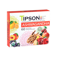 TIPSON Ashwagandha Assorted bylinný čaj BIO 60 vrecúšok