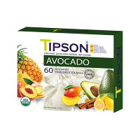 TIPSON Avocado kazeta bylinný čaj BIO 60 vrecúšok