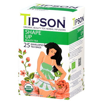 TIPSON Beauty tea shape up BIO 25 vrecúšok
