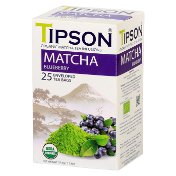 TIPSON Matcha Blueberry 25 vreciek BIO
