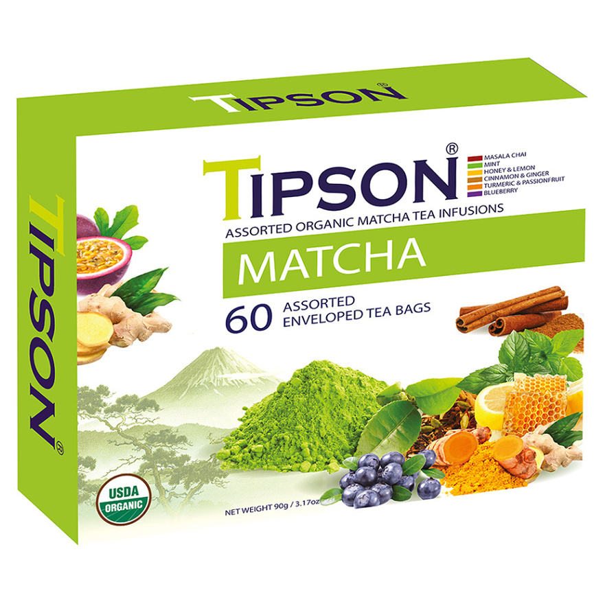 TIPSON BIO Matcha Kazeta Variácia 60 x 1.5 g kúpite na Mojalekaren.sk