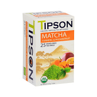 TIPSON Matcha Turmeric & Passion Fruit 25 vreciek BIO
