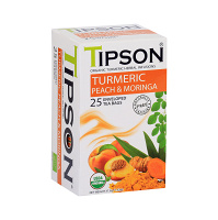 TIPSON Turmeric Peach & Moringa 25 sáčkov BIO