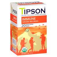 TIPSON Wellbeing immune bylinný čaj prebal BIO 20 sáčkov