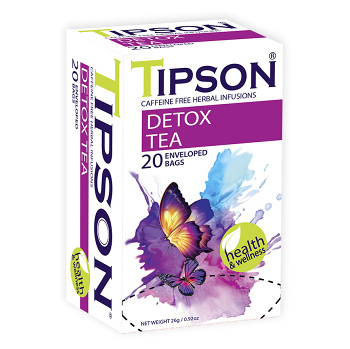 TIPSON Bylinný čaj Wellness detox 20 sáčkov