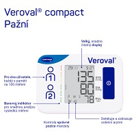 VEROVAL Compact ramenný tlakomer digitálny
