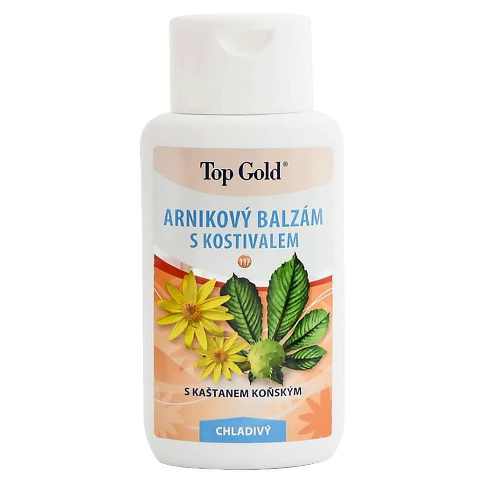 E-shop TOP GOLD Arnikový balzam s kostihojom chladivý 200 ml