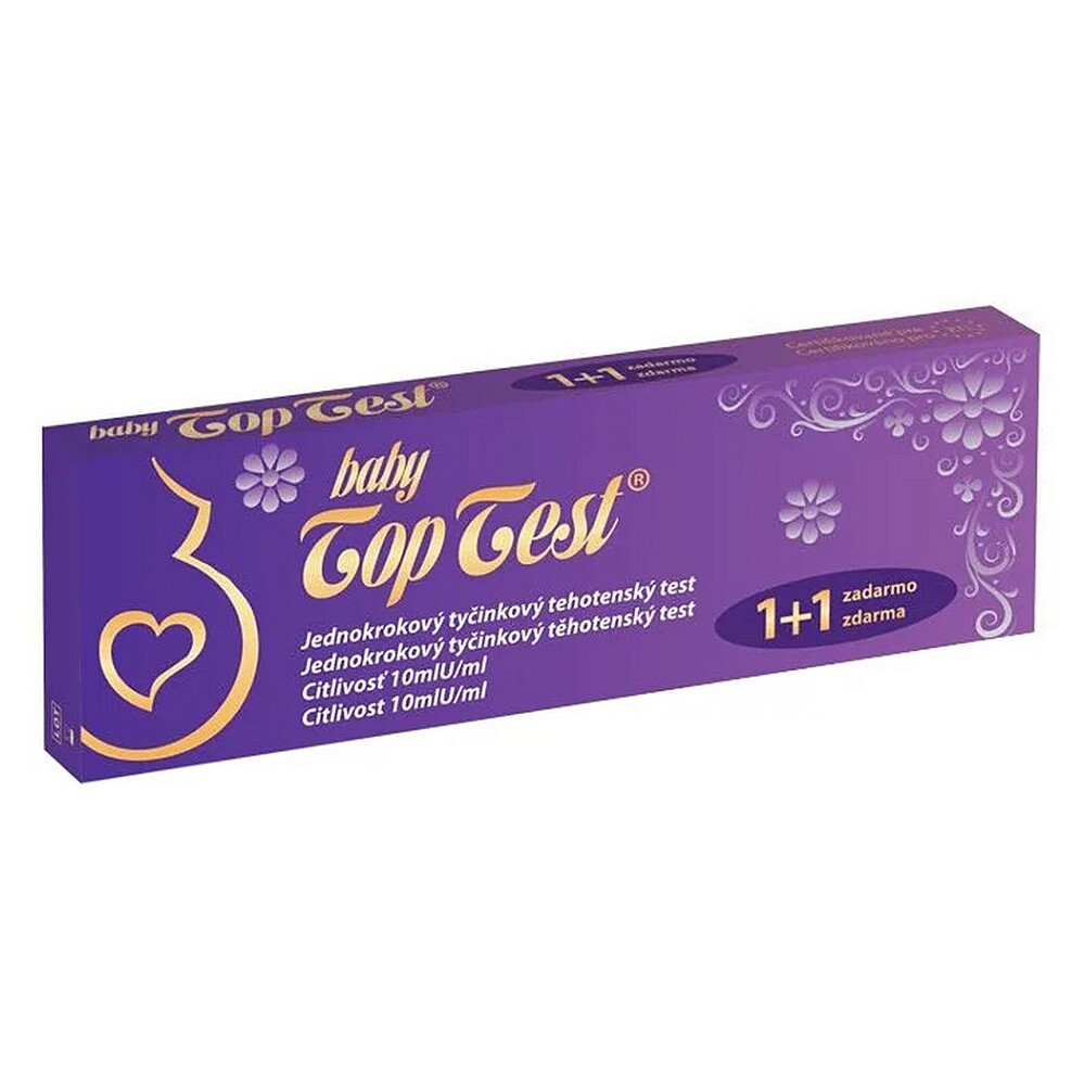 E-shop Těhotenský test Top Test baby tyčinka 2 ks