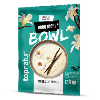 TOPNATUR Bowl kaša good night 60 g (Probiotické kaše) - Sladké, Instantné