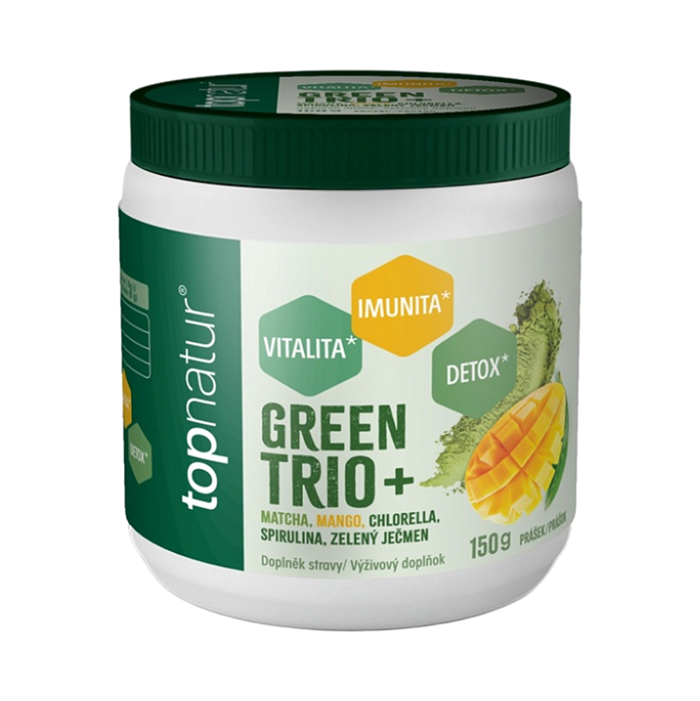 TOPNATUR Greentrio plus mango prášok 150 g kúpite na Mojalekaren.sk