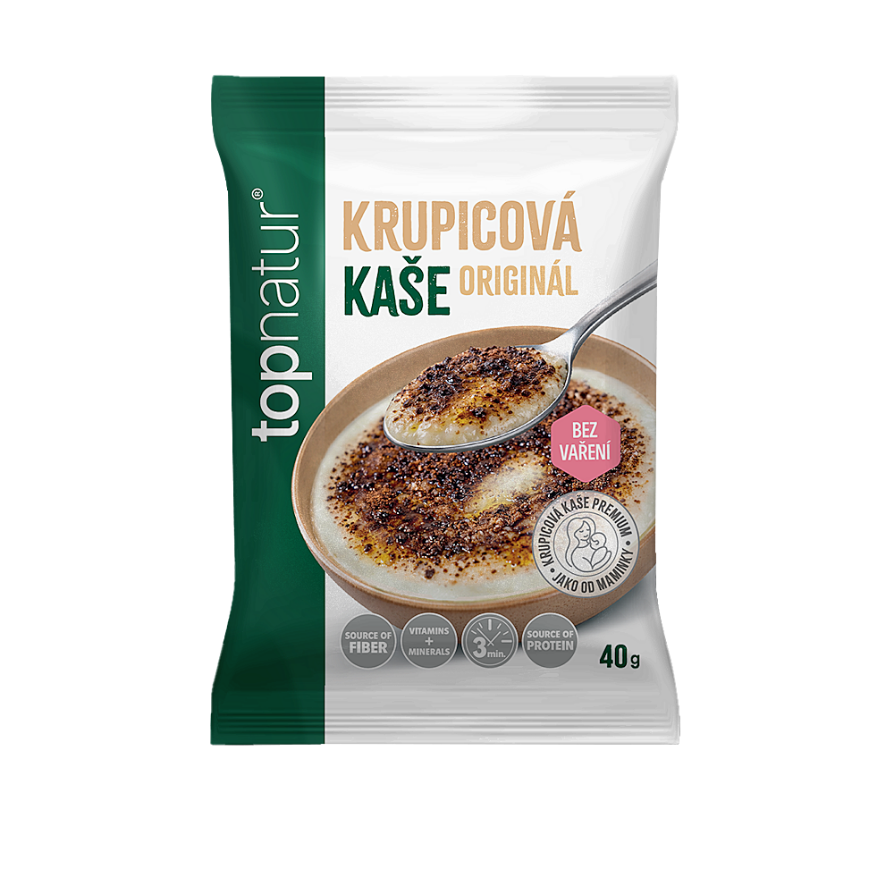 TOPNATUR Krupicová kaša originál 40 g