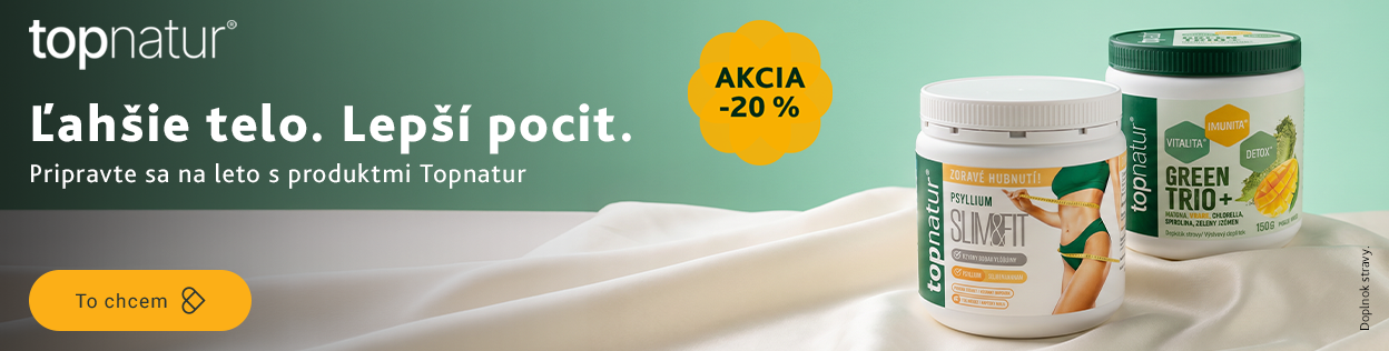 ZĽAVA 20 % na produkty Topnatur