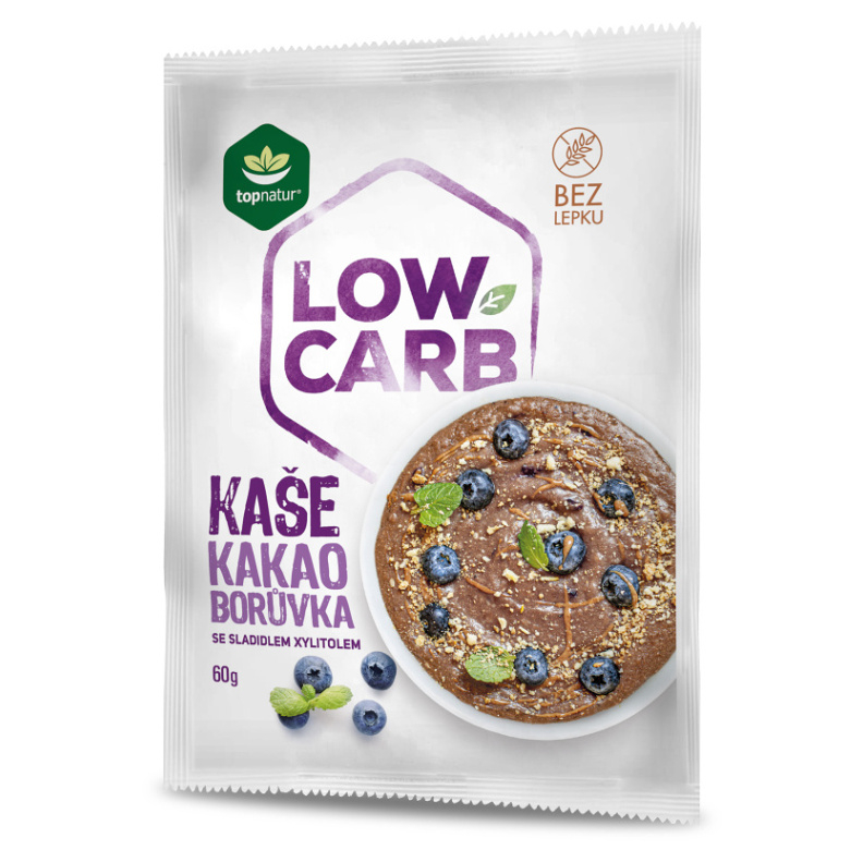 TOPNATUR Low carb kaša Kakao a čučoriedka 60 g kúpite na Mojalekaren.sk