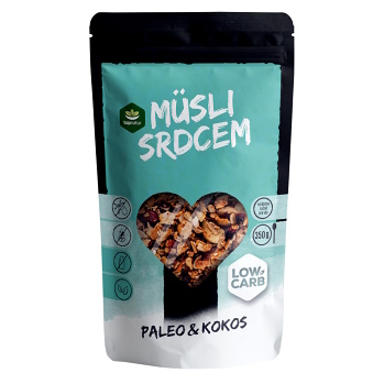 TOPNATUR Low carb müsli srdcom 350 g (Müsli zmesi) - Nízkosacharidové (Low Carb)