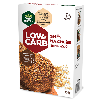 TOPNATUR Zmes na chlieb semienkový low carb 450 g