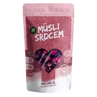 TOPNATUR Müsli srdcom malina & belgická čokoláda 250 g