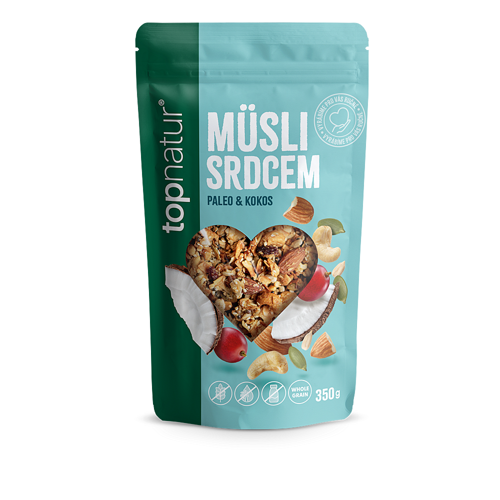 TOPNATUR Müsli srdcom Paleo&Kokos 350 g