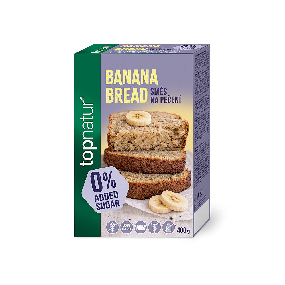 topnatur Zmes na pečenie BANANA BREAD 400 g
