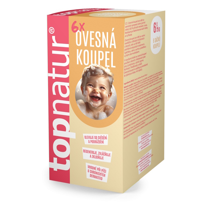 E-shop TOPNATUR Ovsená kúpeľ pre deti 6x25 g