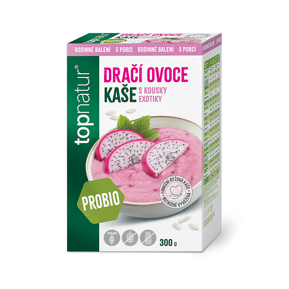 TOPNATUR Probio kaša dračie ovocie XXL 300 g