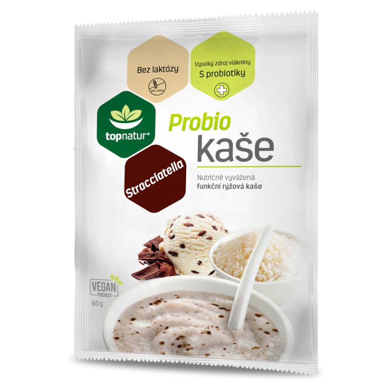 Topnatur Probio kaša instantná kaša s probiotikami príchuť Stracciatella 60 g kúpite na Mojalekaren.sk