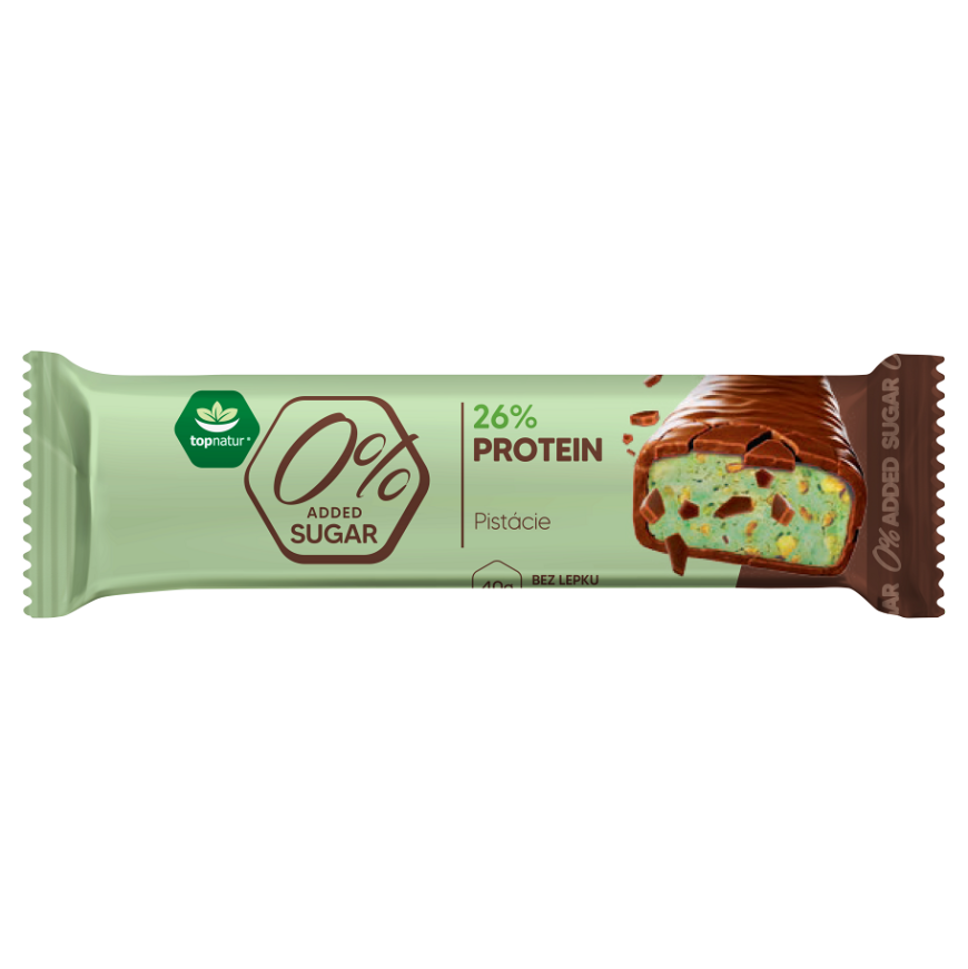TOPNATUR Tyčinka proteínová pistácia 40 g kúpite na Mojalekaren.sk