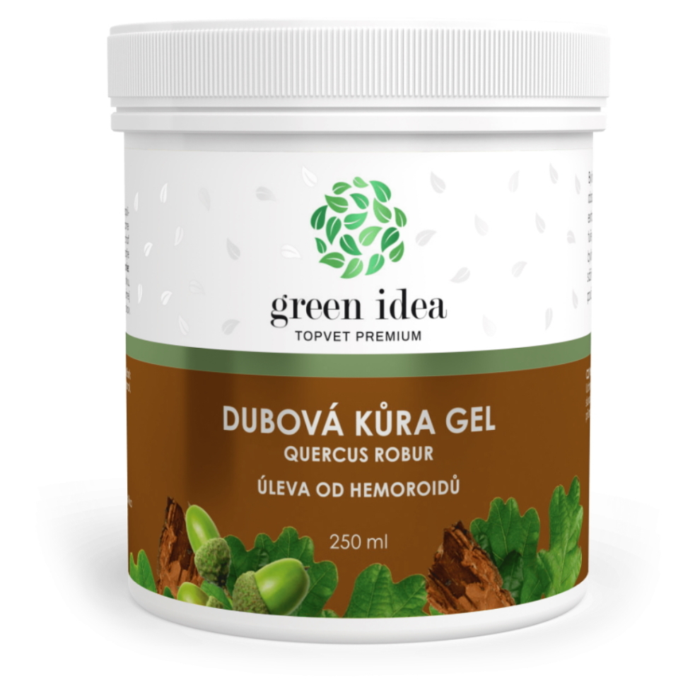 E-shop GREEN IDEA Dubová kôra gel 250 g