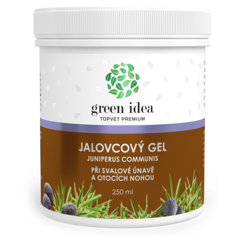 E-shop GREEN IDEA Borievkový gél Pri svalovej únave a opuchoch nôh 250 ml