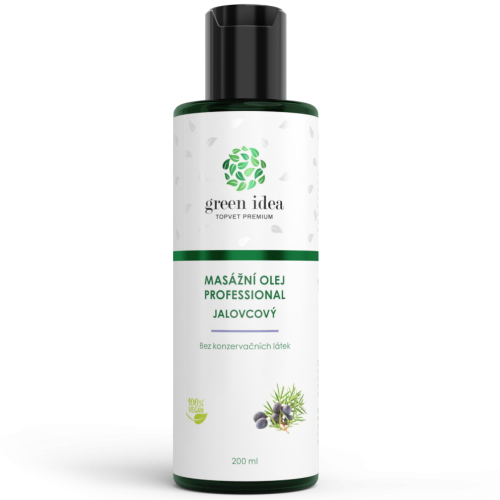 GREEN IDEA Borievkový masážny olej professional 200 ml