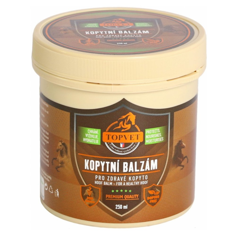 TOPVET Kopytný balzam pre zdravé kopyto 250 ml