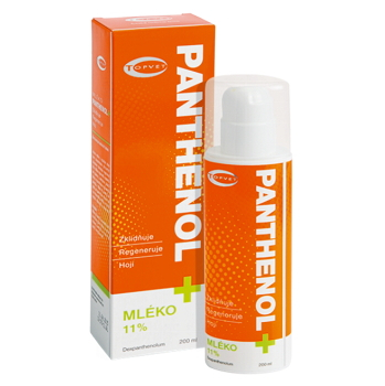 TOPVET Panthenol + Mlieko 11% 200 ml