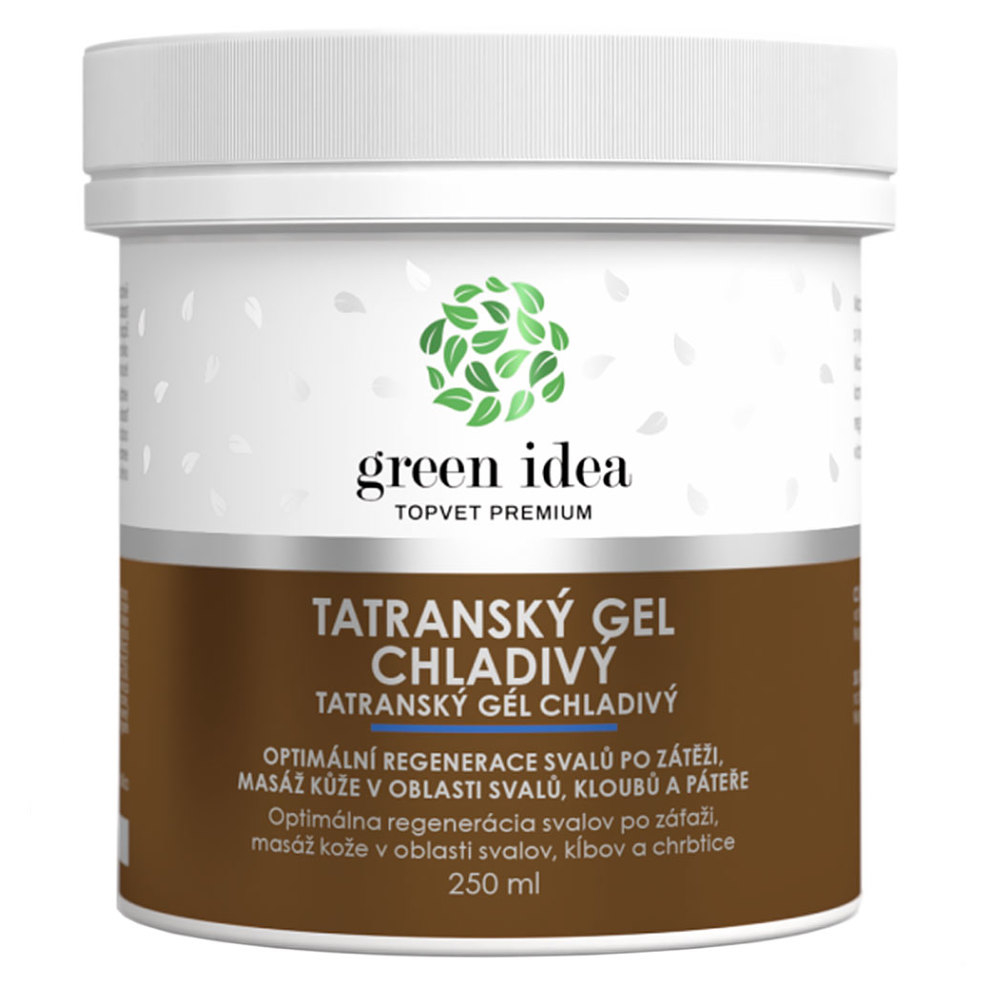 GREEN IDEA Tatranský bylinný gél chladivý 250 ml