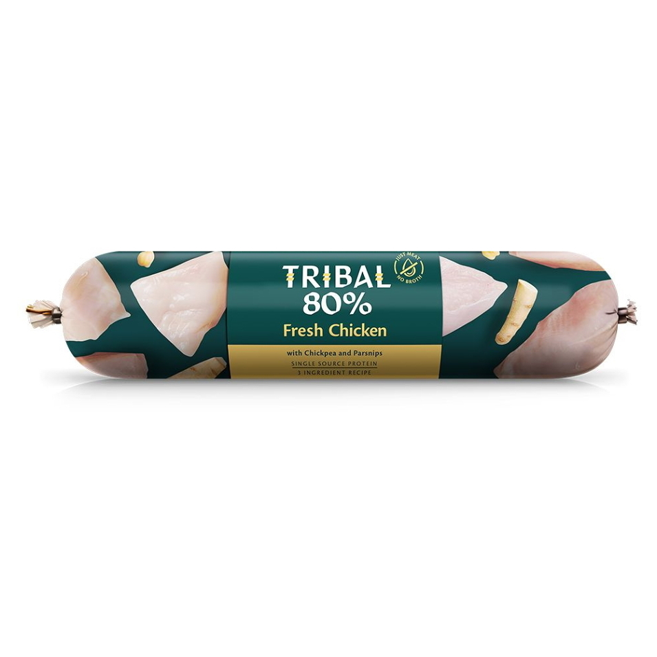 TRIBAL 80% Chicken saláma pre psov 1 ks, Hmotnosť balenia (g): 750 g