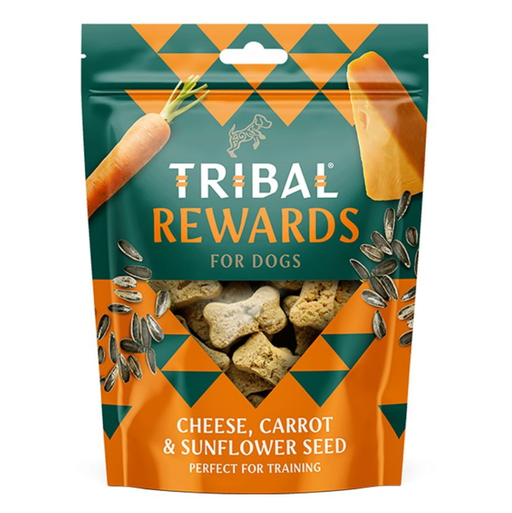 E-shop TRIBAL Rewards Cheese & Carrot & Sunflower Seed maškrta pre psov 125 g