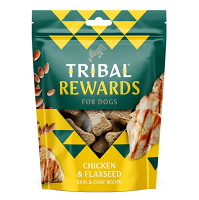 TRIBAL Rewards Chicken & Flaxseed maškrta pre psov 125 g
