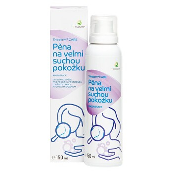 TRIODERM Care Pena na veľmi suchú pokožku 150 ml (Na atopický ekzém) - Hydratačný, Upokojujúci, Hojivý