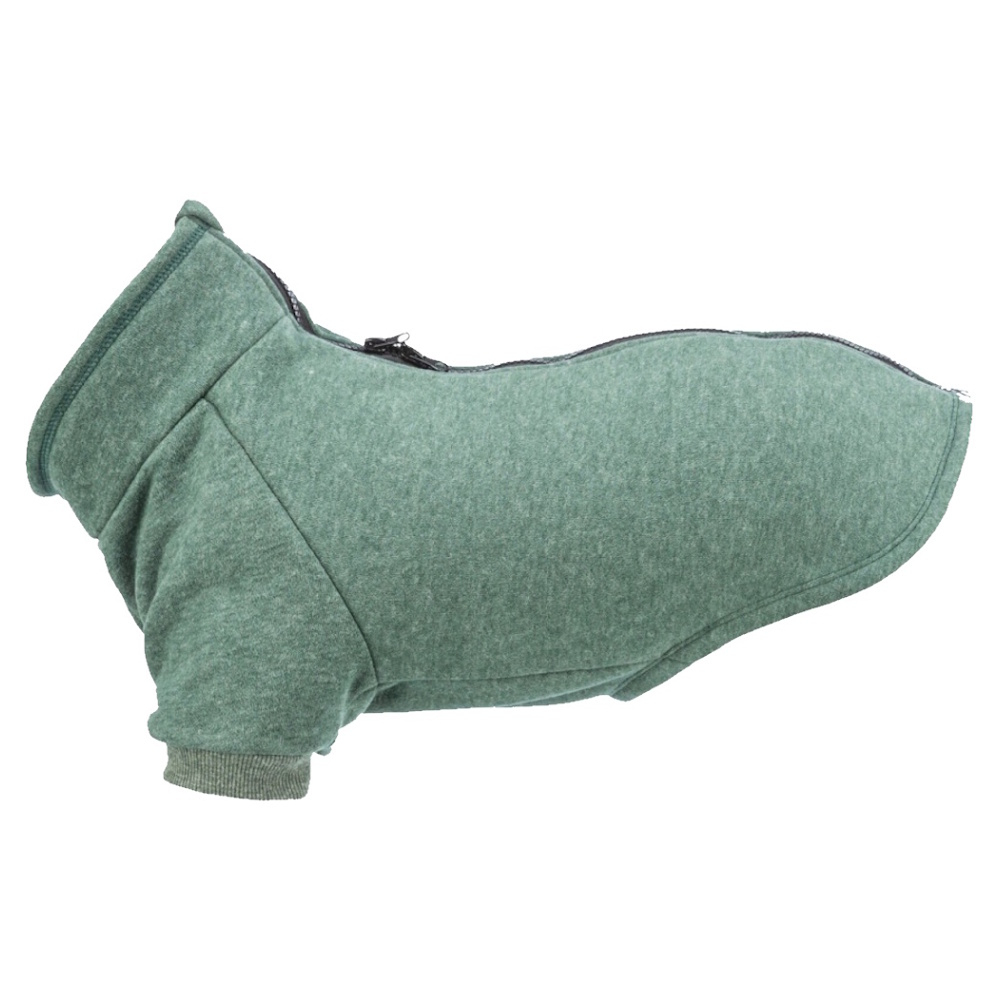 TRIXIE CityStyle Amsterdam Mikina pre psov tmavo zelená 1 kus, Veľkosť oblečku: XXS 24 cm